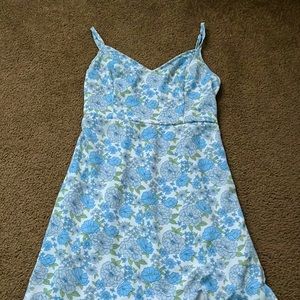Hollister Sundress, size small, blue, floral